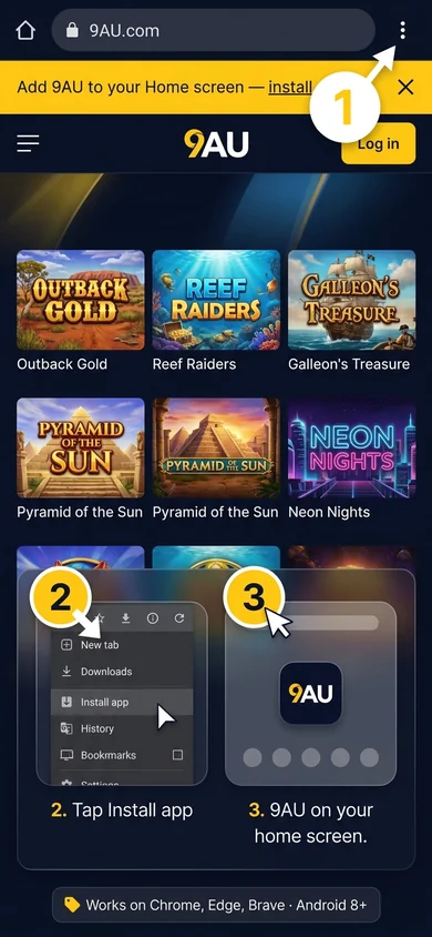 How to install 9AU on Android – 9AU